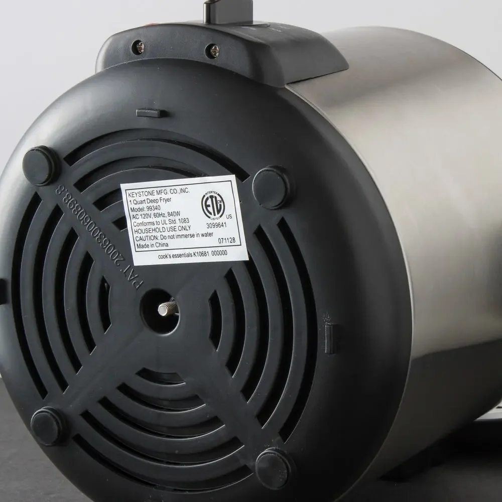Cook's Essentials 1qt. Stainless Steel Deep Fryer